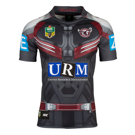 Camiseta de Manly Sea Eagles Marvel 2017